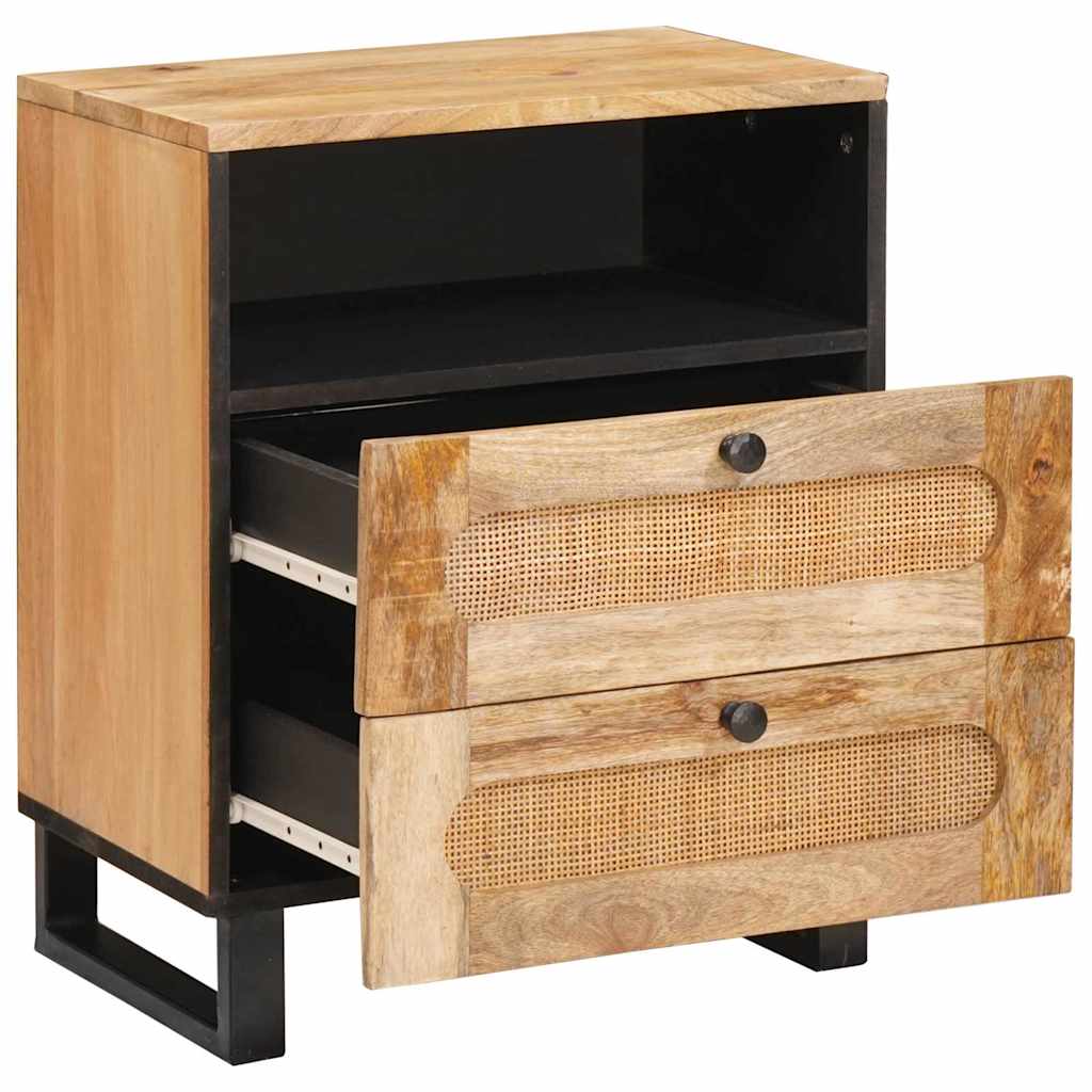 Noćni ormar Prirodna 50 x 33 x 62 cm Čvrsto drvo manga