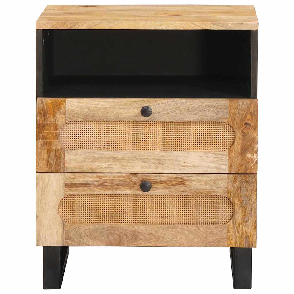 Noćni ormar Prirodna 50 x 33 x 62 cm Čvrsto drvo manga