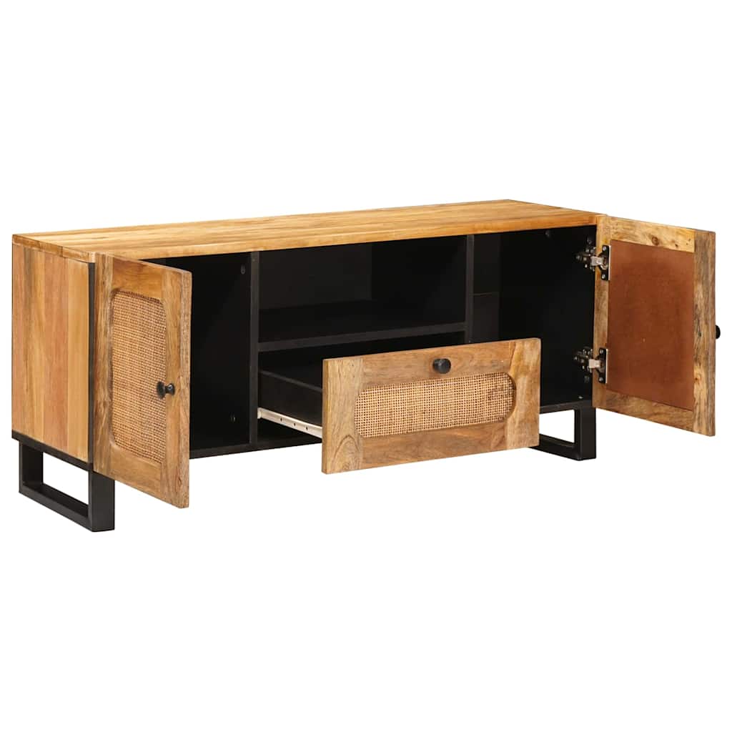 TV ormar s ladicama Smeđa 105 x 33 x 46 cm Čvrsto drvo manga