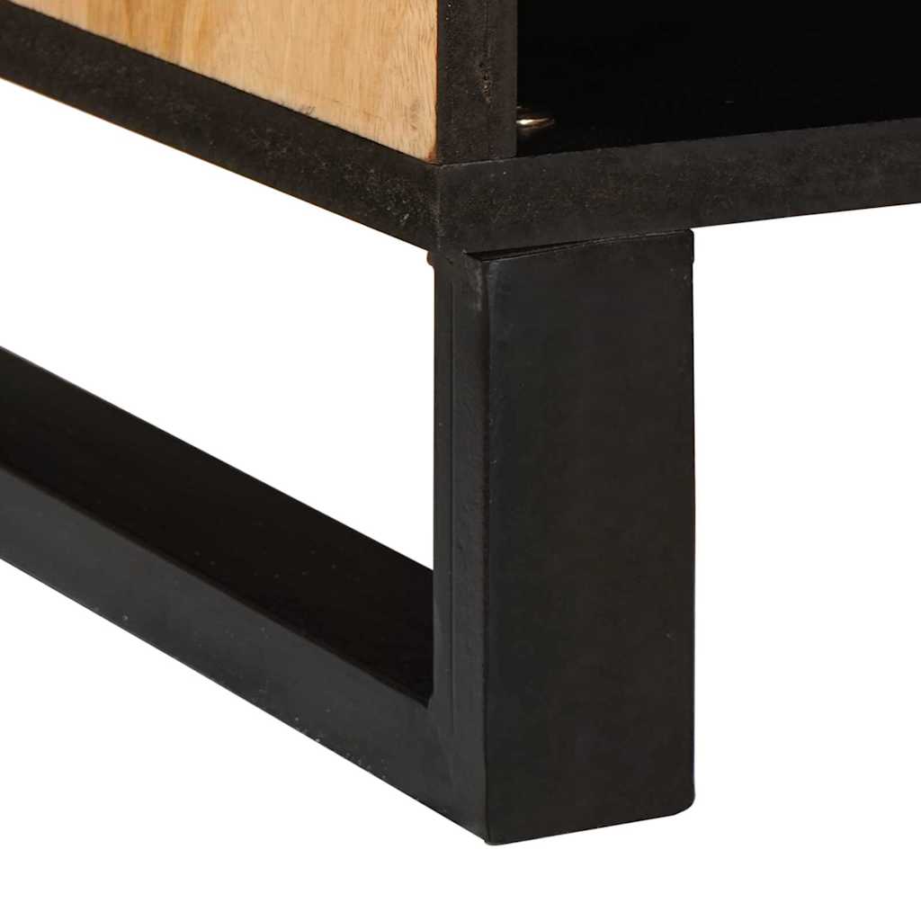 TV ormar s pohranom Smeđa 80 x 33 x 46 cm Čvrsto drvo manga