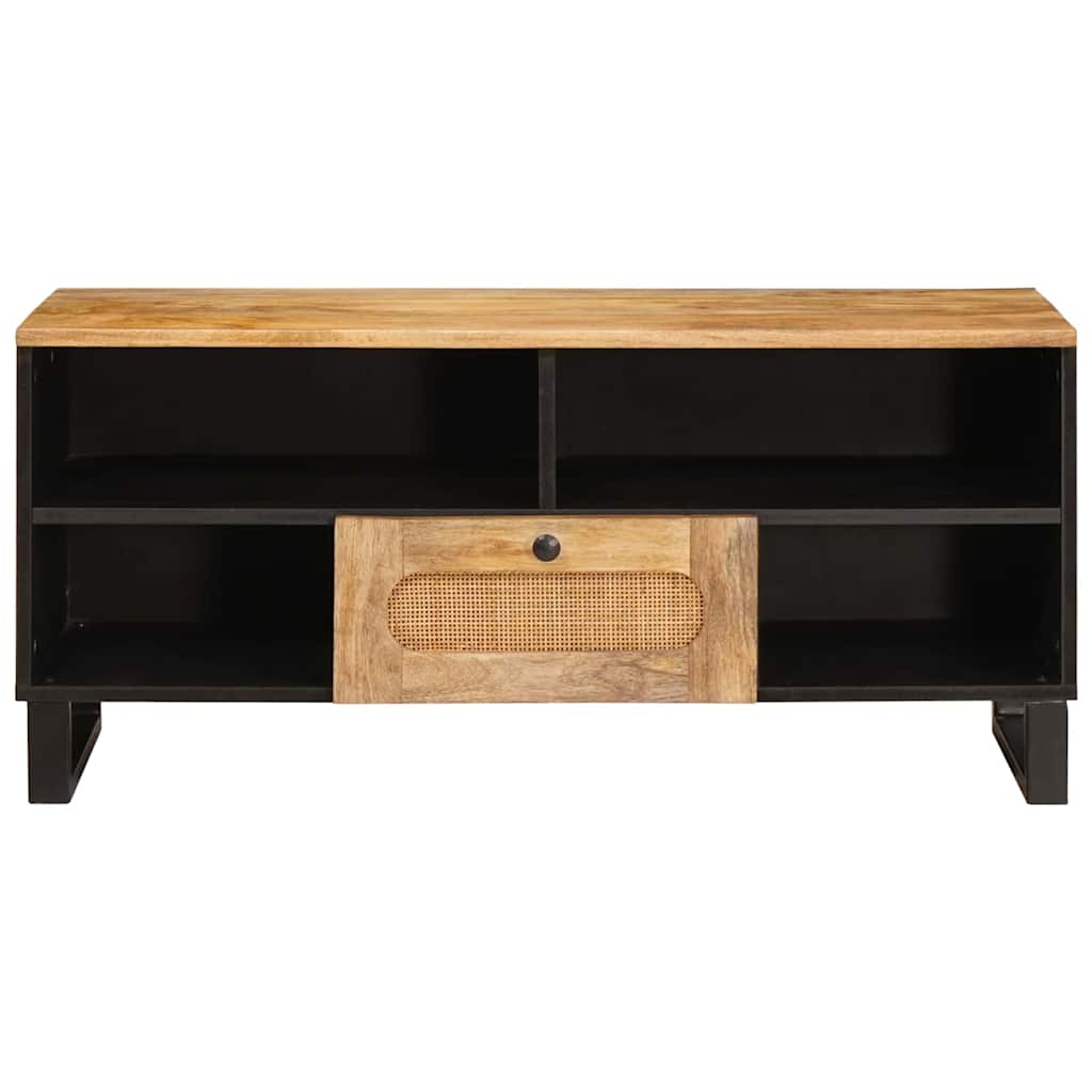 TV ormar s ladicama Smeđa 100 x 33 x 46 cm Čvrsto drvo manga