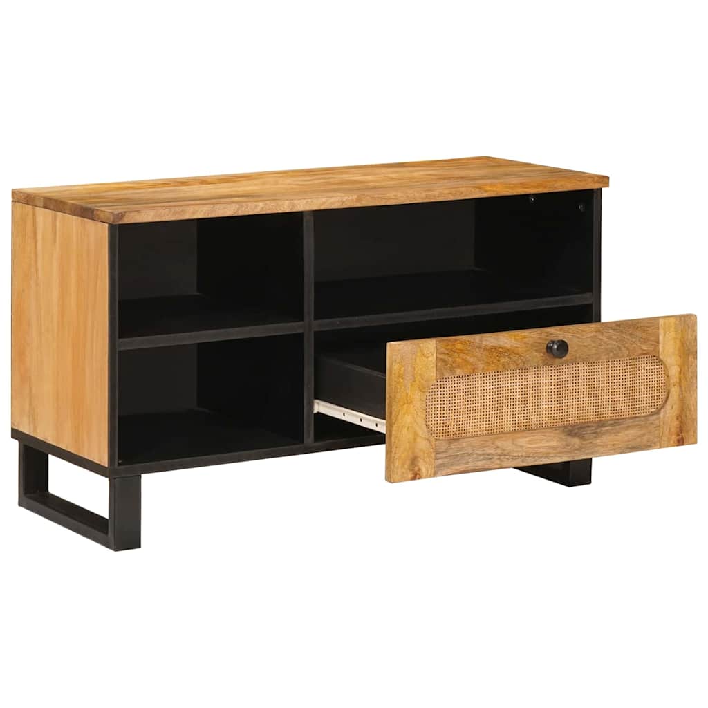 TV ormar s ladicama Smeđa 80 x 33 x 46 cm Čvrsto drvo manga