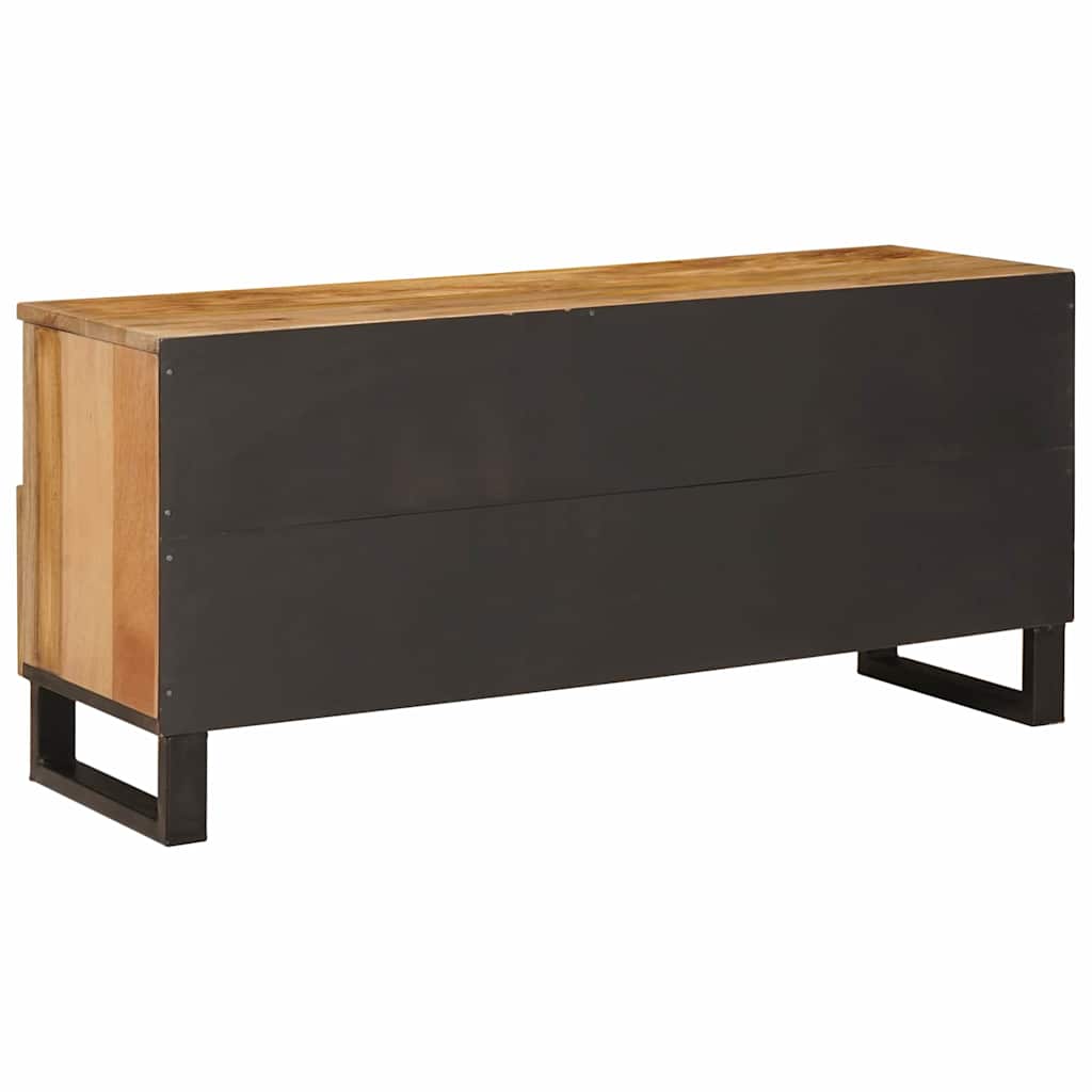 TV ormar s ladicama Smeđa 100 x 33 x 46 cm Čvrsto drvo manga