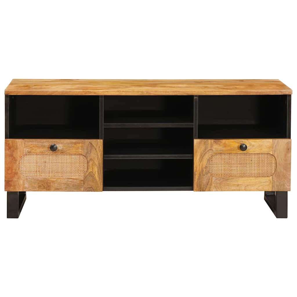 TV ormar s ladicama Smeđa 100 x 33 x 46 cm Čvrsto drvo manga