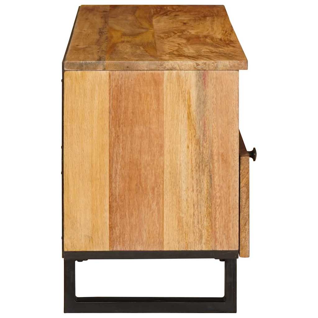 TV ormar s ladicama Smeđa 100 x 33 x 46 cm Čvrsto drvo manga