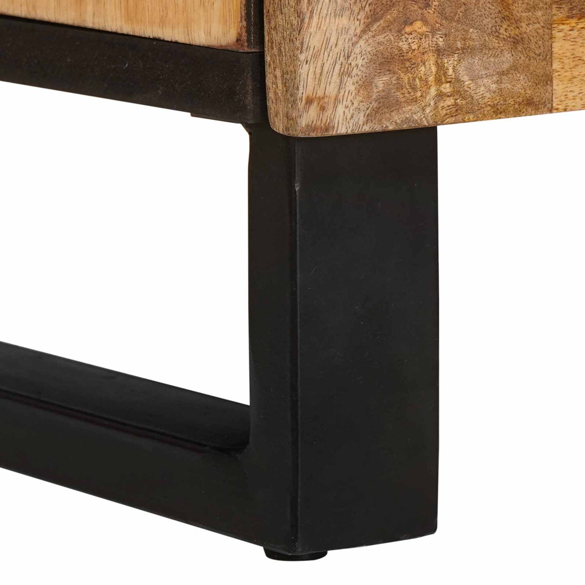 Highboard s pohranom Smeđa 90 x 33 x 75 cm Čvrsto drvo manga