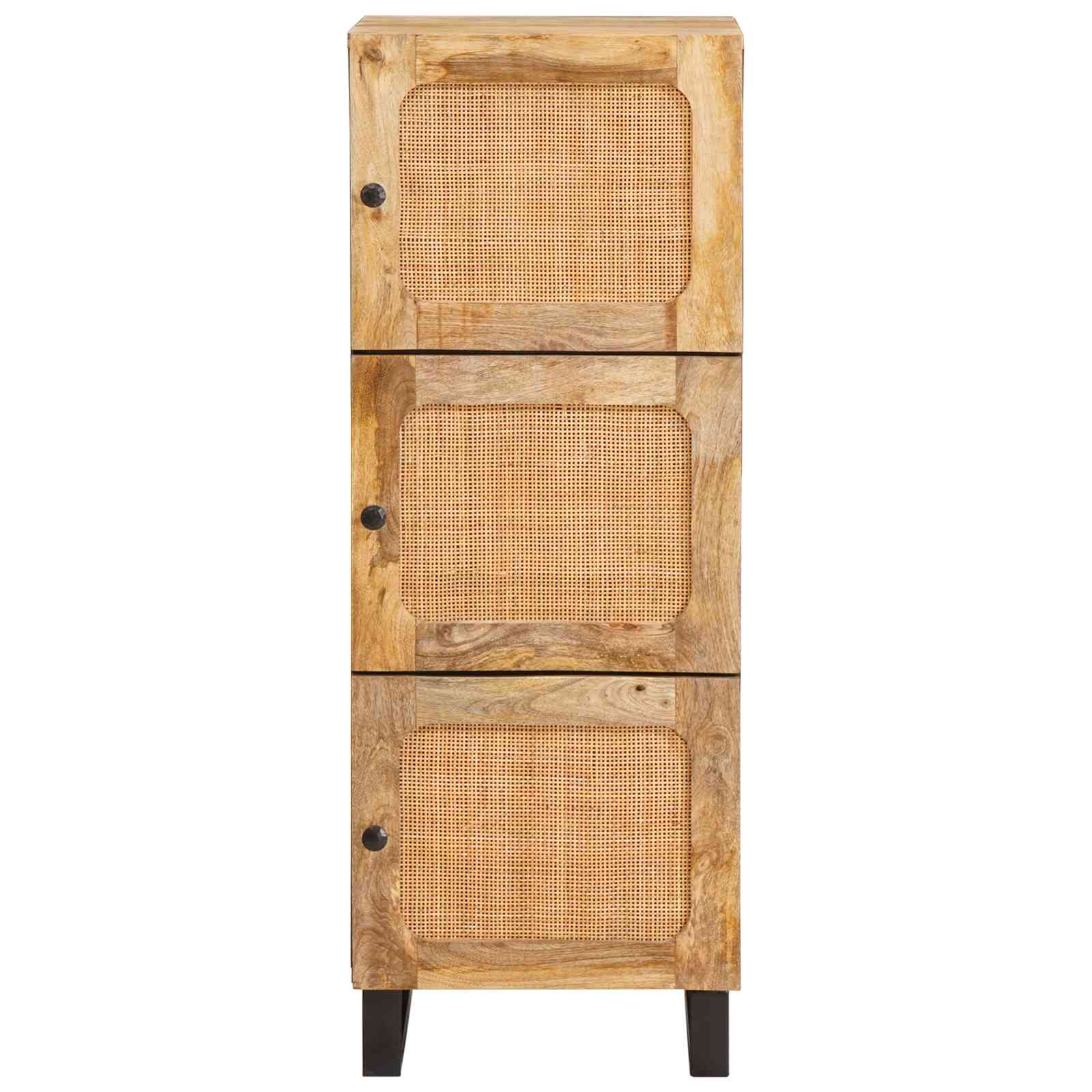 Highboard s pohranom Smeđa 90 x 33 x 75 cm Čvrsto drvo manga