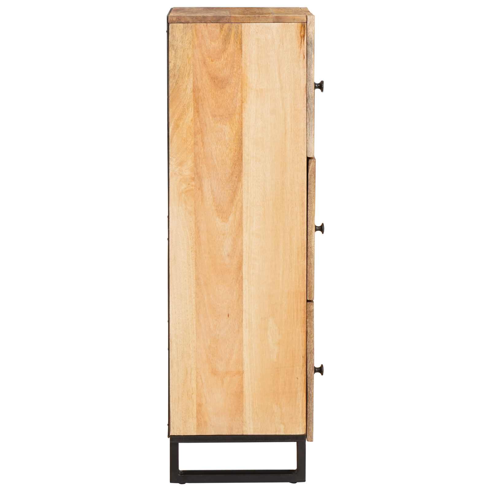 Highboard s pohranom Smeđa 90 x 33 x 75 cm Čvrsto drvo manga