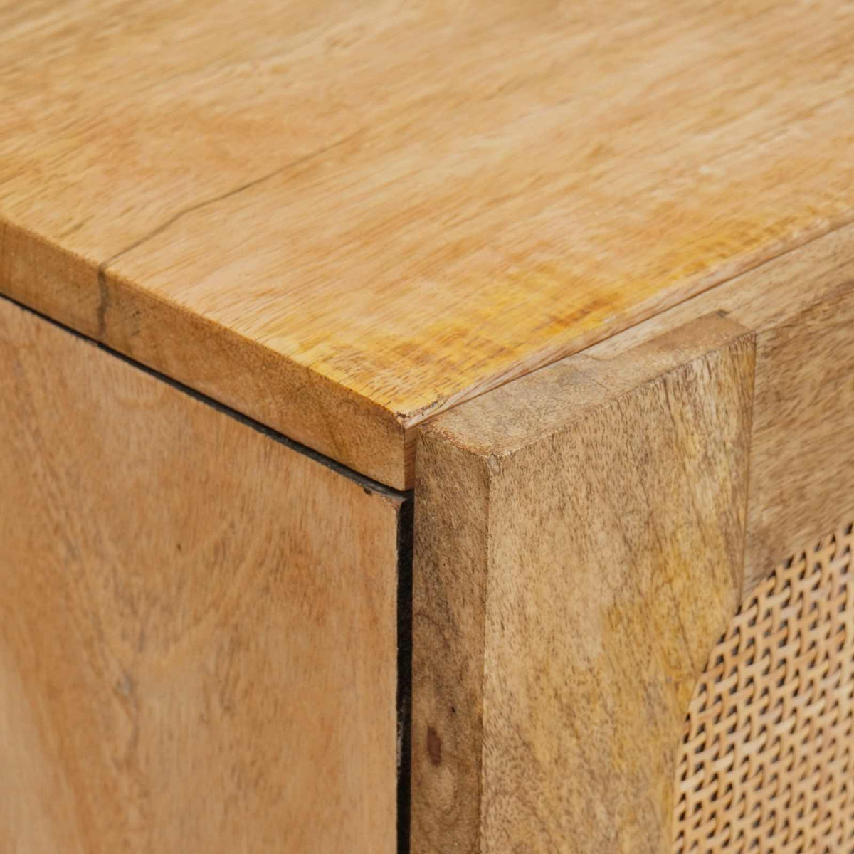 Highboard s ladicama Smeđa 40 x 33 x 110 cm Čvrsto drvo manga