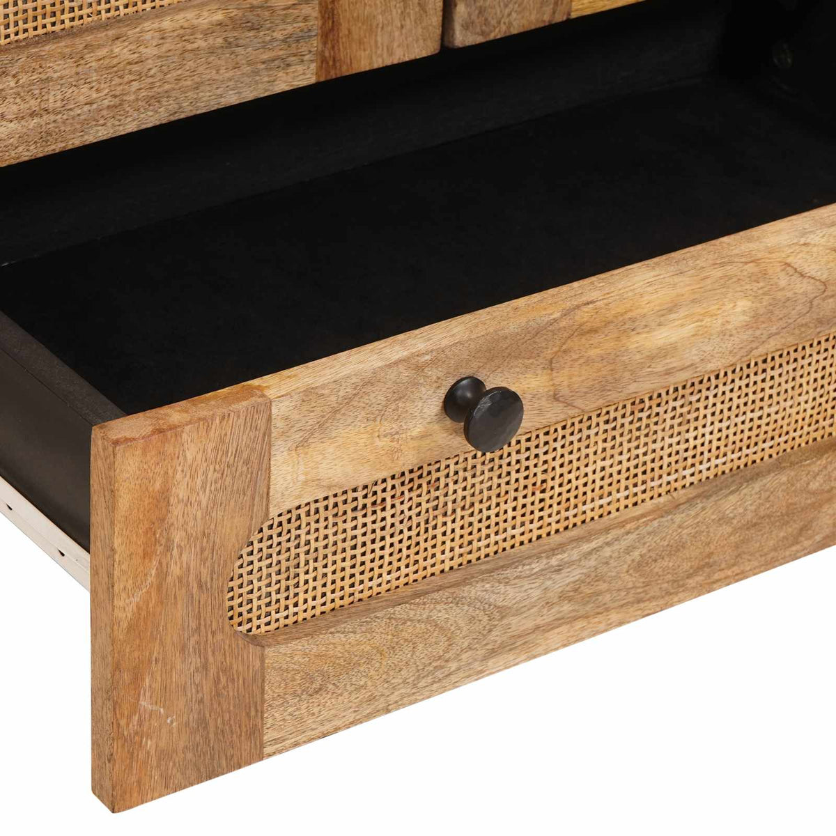 Highboard s ladicama Smeđa 40 x 33 x 110 cm Čvrsto drvo manga