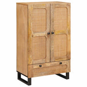 Highboard s ladicama Smeđa 40 x 33 x 110 cm Čvrsto drvo manga