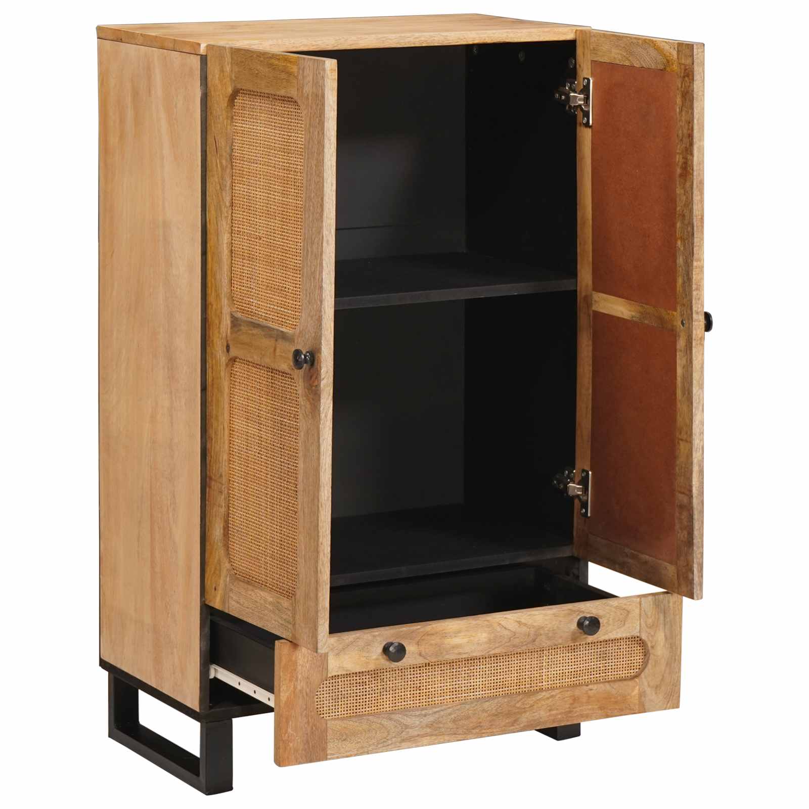 Highboard s ladicama Smeđa 40 x 33 x 110 cm Čvrsto drvo manga