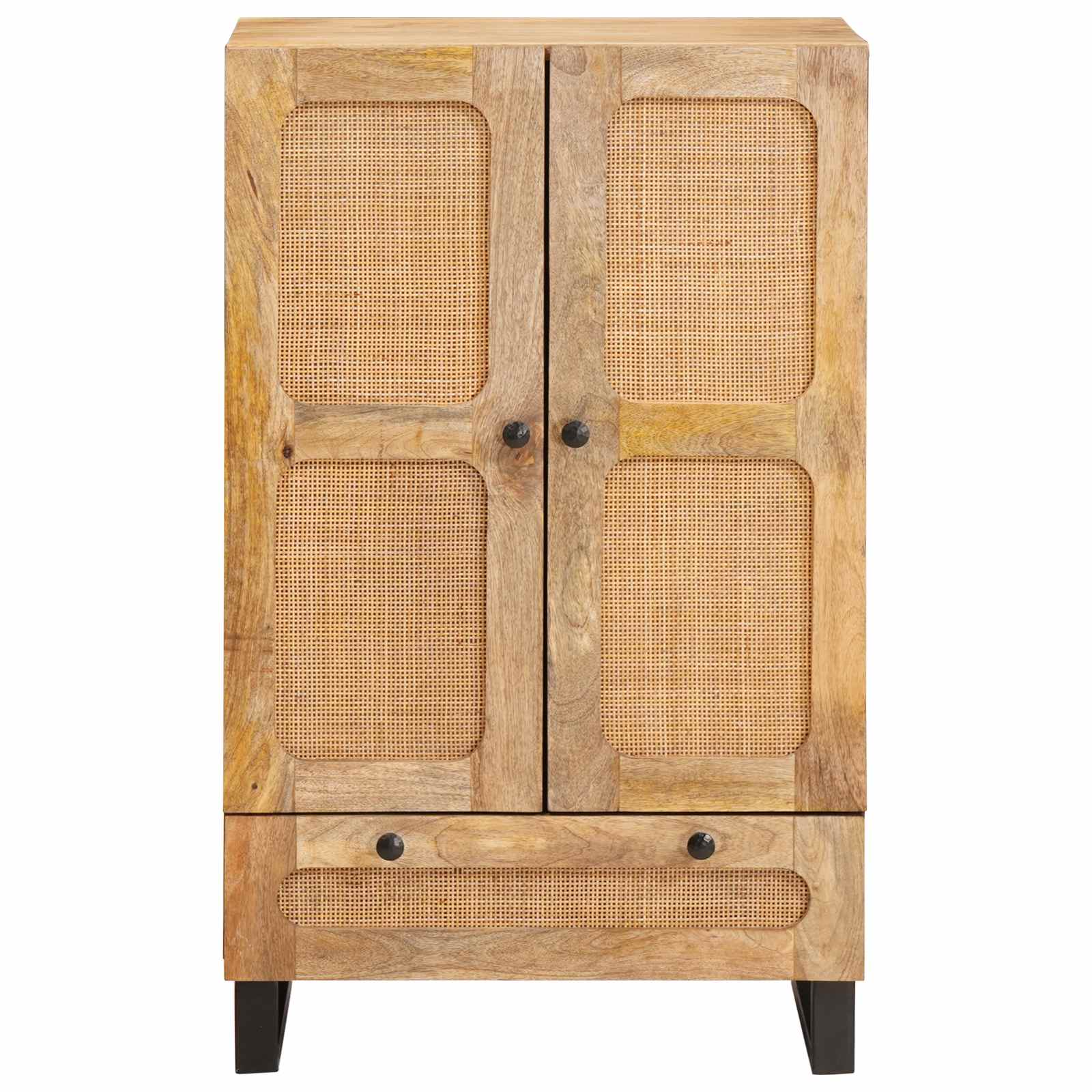 Highboard s ladicama Smeđa 40 x 33 x 110 cm Čvrsto drvo manga