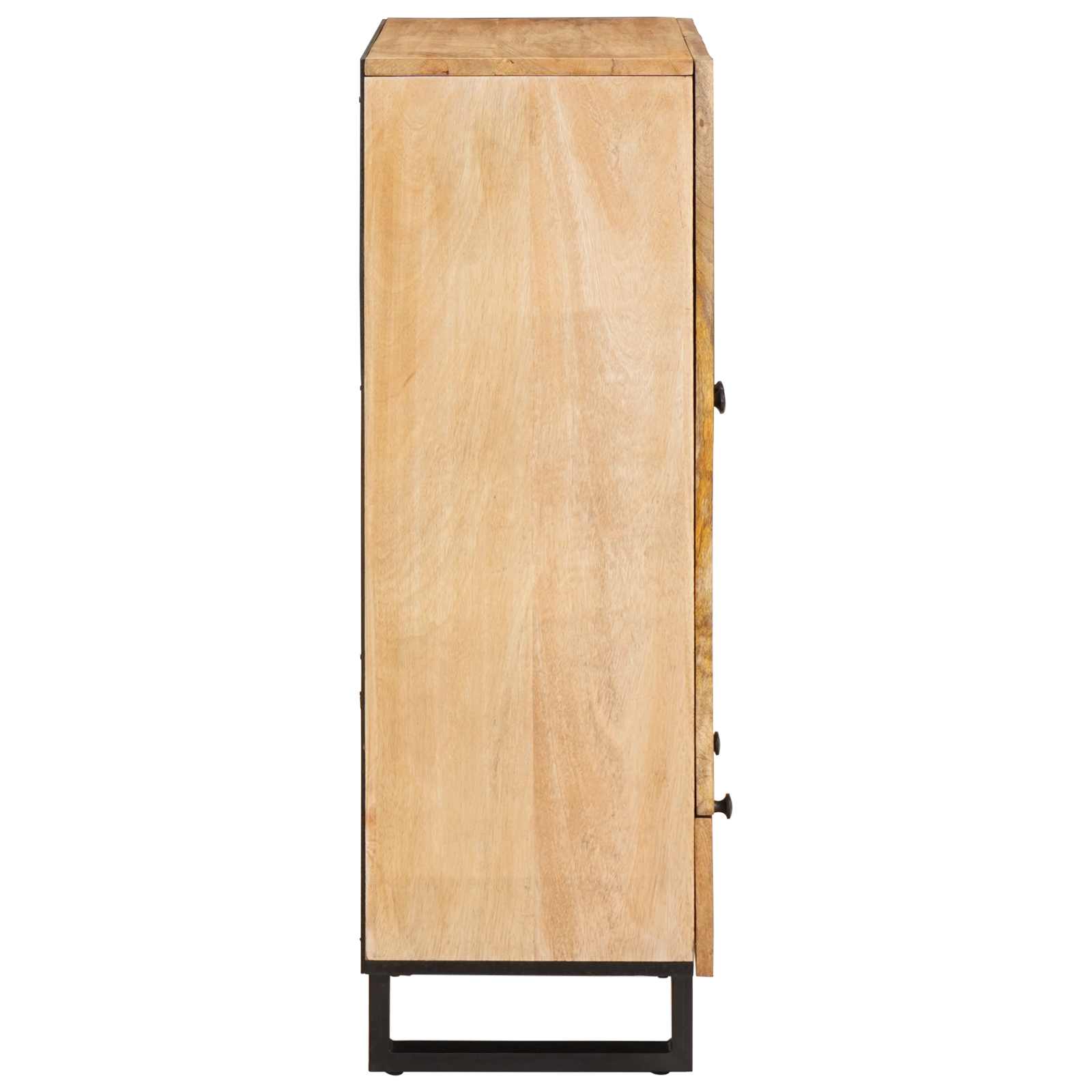 Highboard s ladicama Smeđa 40 x 33 x 110 cm Čvrsto drvo manga