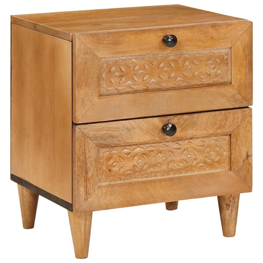 Noćni ormar 2 pcs Svijetlosmeđa 40 x 33 x 46 cm