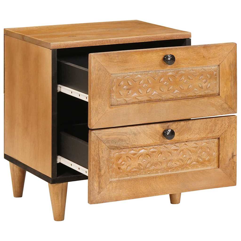 Noćni ormar 2 pcs Svijetlosmeđa 40 x 33 x 46 cm