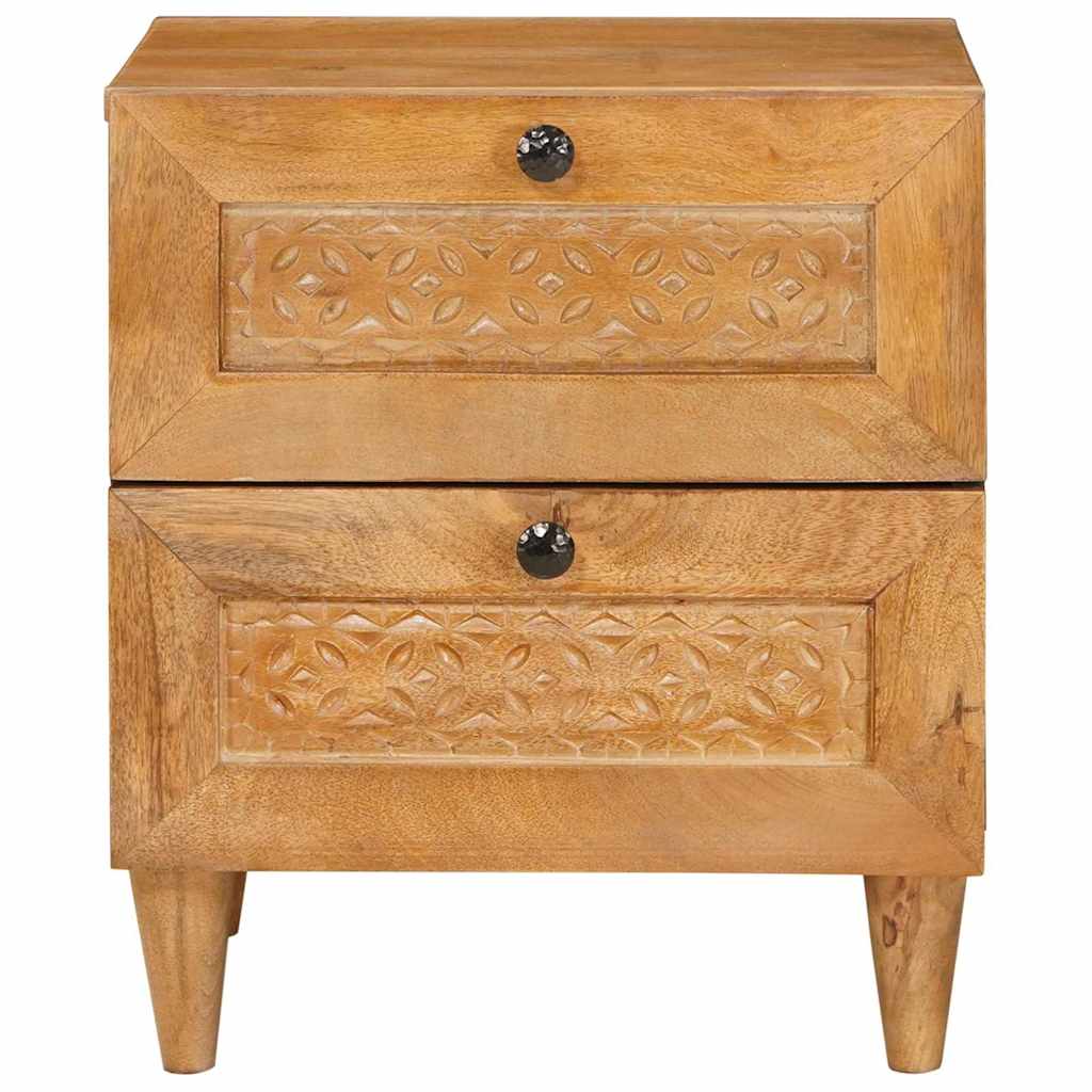 Noćni ormar 2 pcs Svijetlosmeđa 40 x 33 x 46 cm