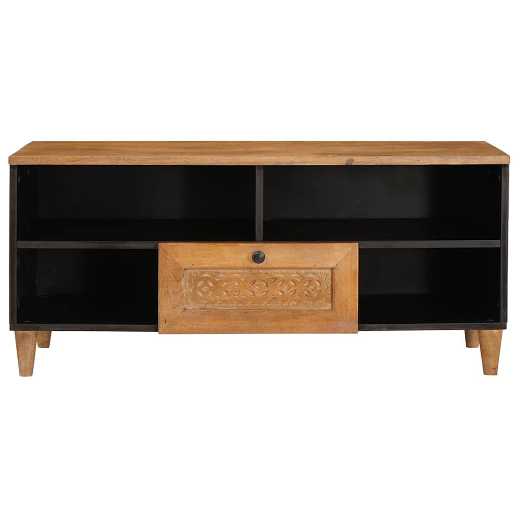 TV ormar s ladicama 100 x 33 x 46 cm Čvrsto drvo manga