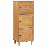 Highboard Svjetlosmeđa 40 x 33 x 110 cm masivno drvo manga