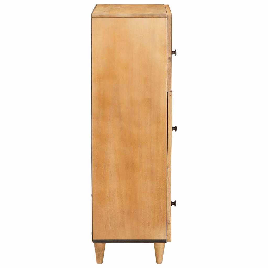 Highboard Svjetlosmeđa 40 x 33 x 110 cm masivno drvo manga