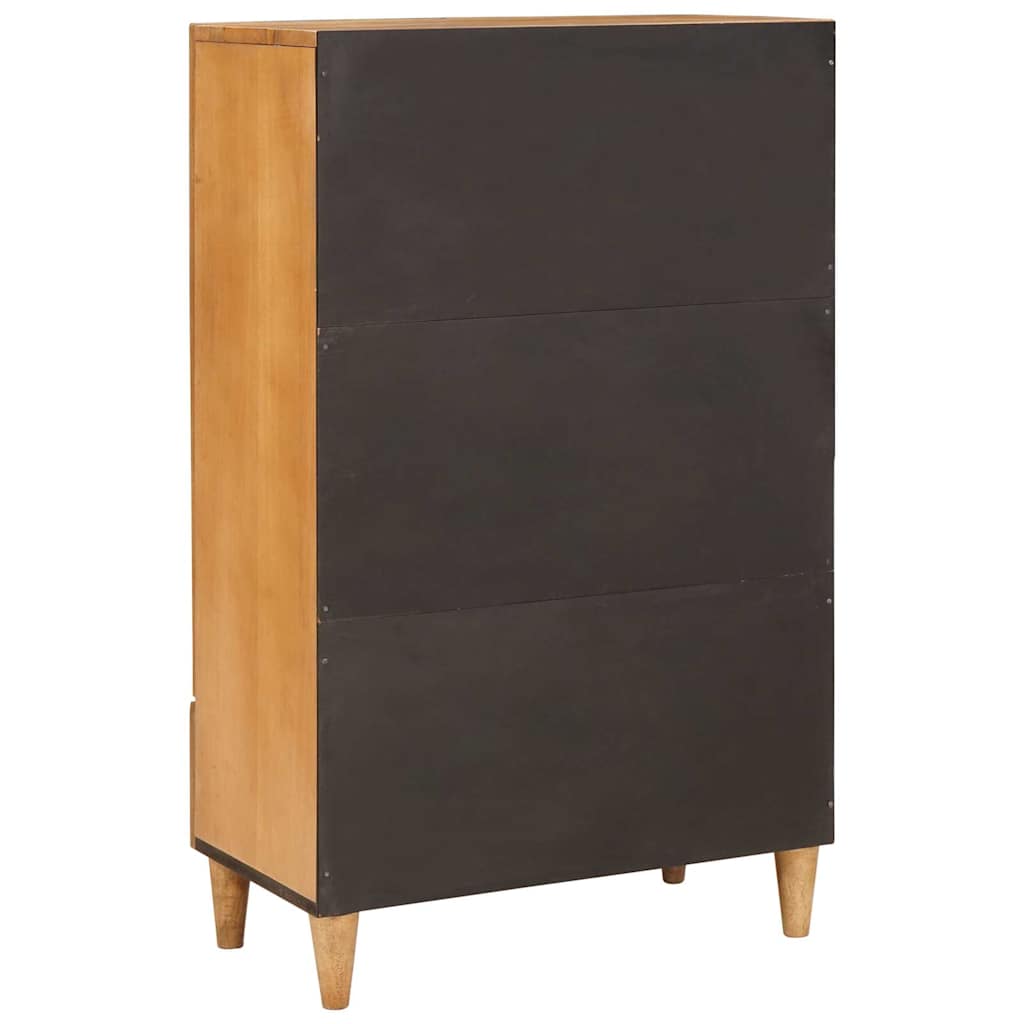 Highboard Svjetlosmeđa 60 x 33 x 100 cm masivno drvo manga