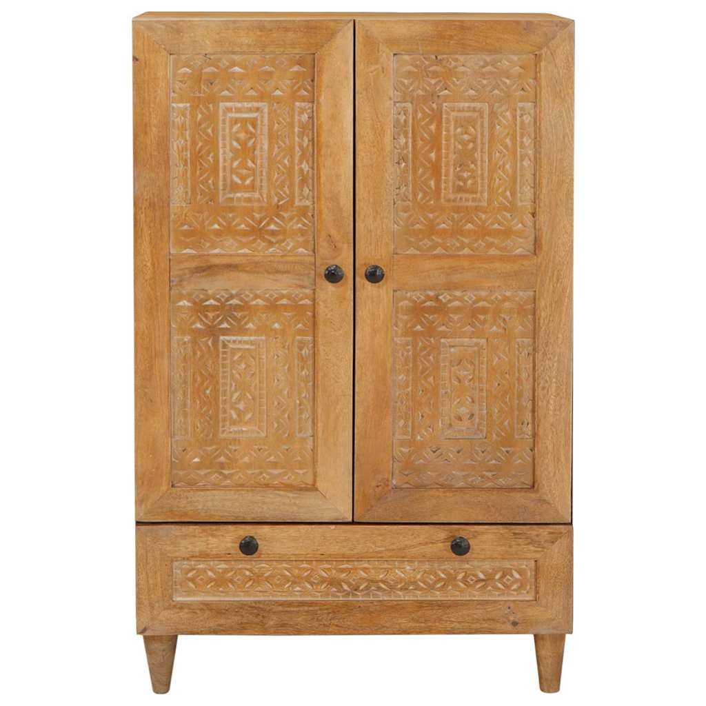 Highboard Svjetlosmeđa 60 x 33 x 100 cm masivno drvo manga
