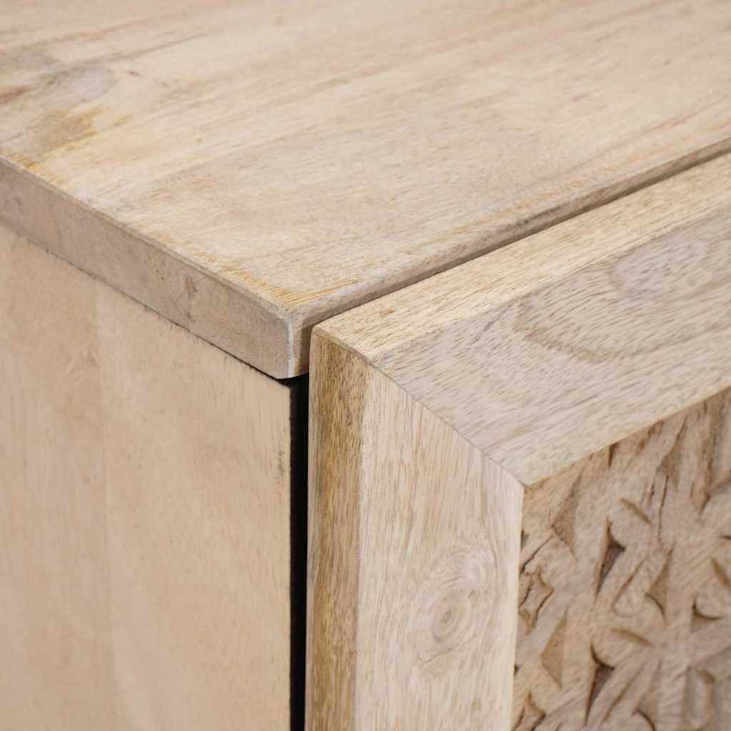 Noćni ormar 2 pcs Bijela 80 x 50 x 40 cm Konstruirano drvo
