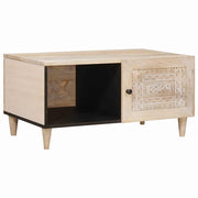 Kava Stol Bijela 100 x 54 x 40 cm Konstruirano drvo