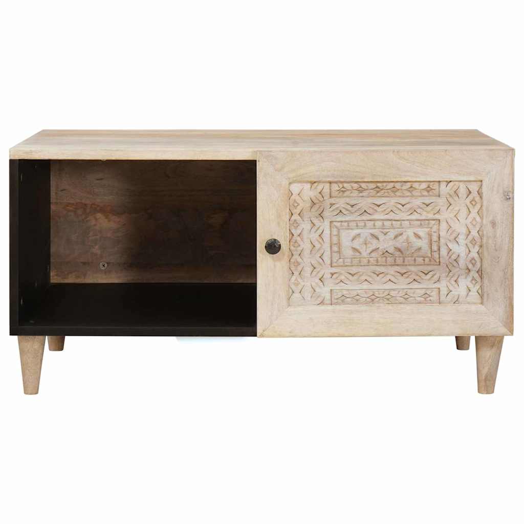 Kava Stol Bijela 100 x 54 x 40 cm Konstruirano drvo
