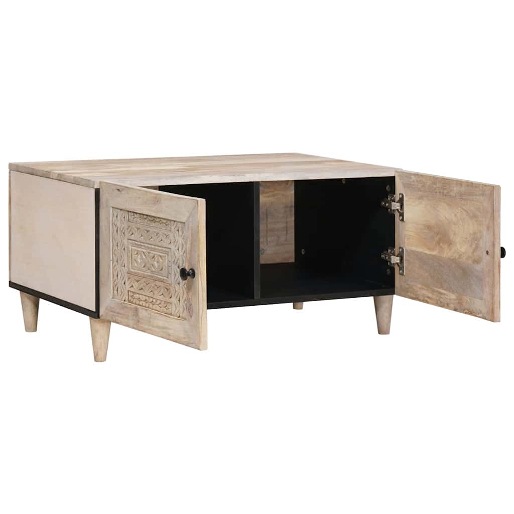 Kava Stol Bijela 80 x 54 x 40 cm Konstruirano drvo