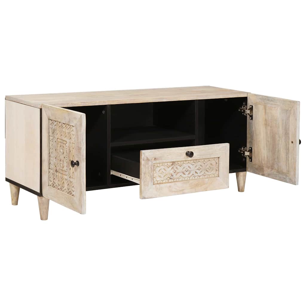 TV Jedinice s policom Bijelo 105 x 33 x 46 cm Konstruirano drvo