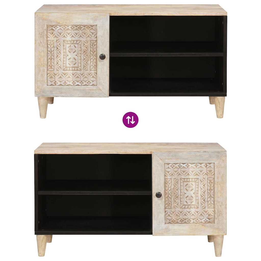 TV Jedinice s policom Bijelo 80 x 33 x 46 cm Konstruirano drvo
