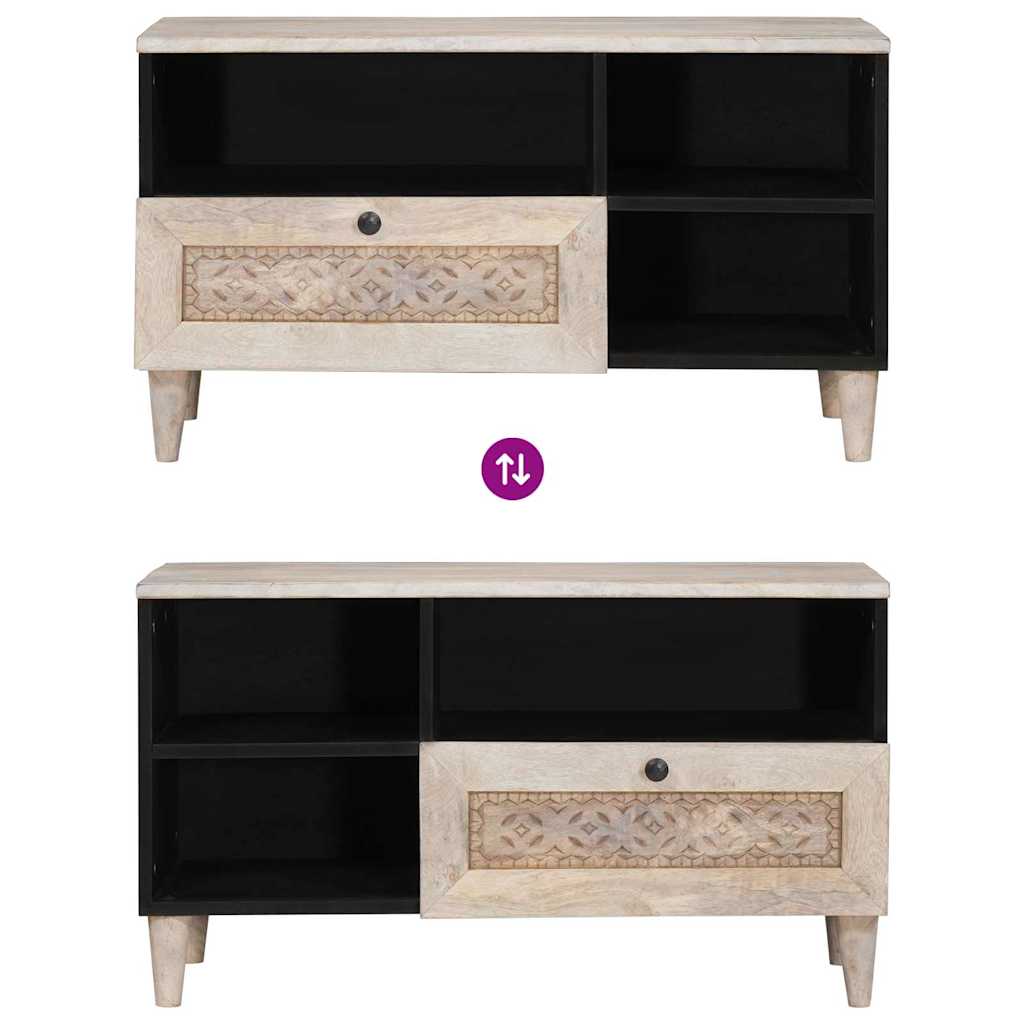 TV Jedinice s ladicama Bijelo 80 x 33 x 46 cm Konstruirano drvo