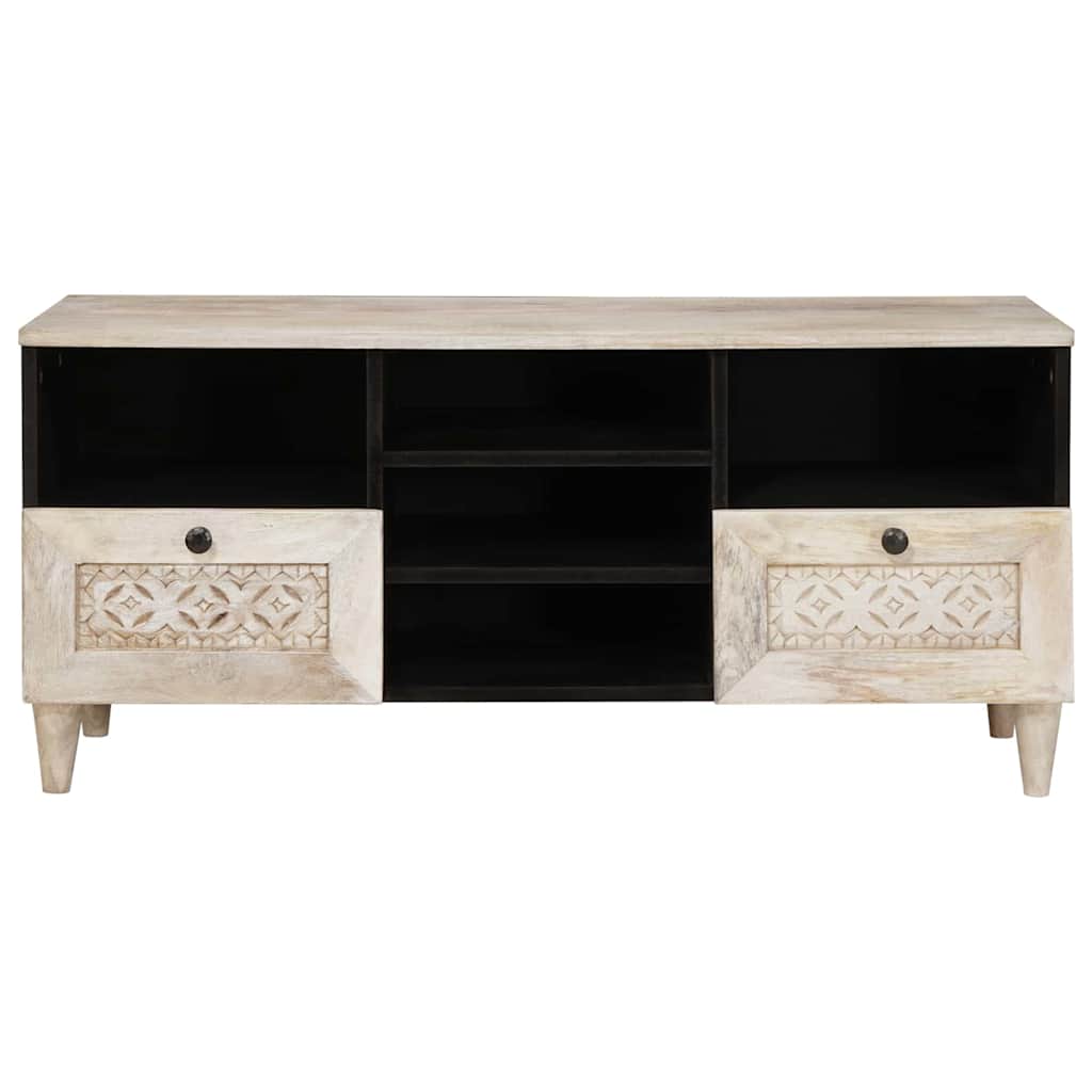 TV Jedinice s policom Bijelo 100 x 33 x 46 cm Konstruirano drvo