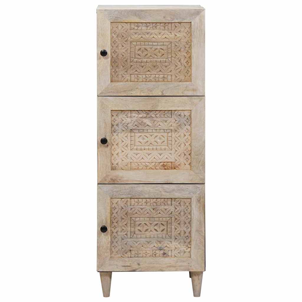 Highboard Bijelo 40 x 33 x 110 cm masivno drvo manga