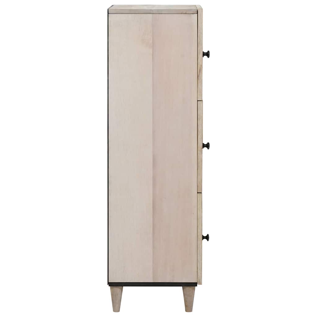 Highboard Bijelo 40 x 33 x 110 cm masivno drvo manga