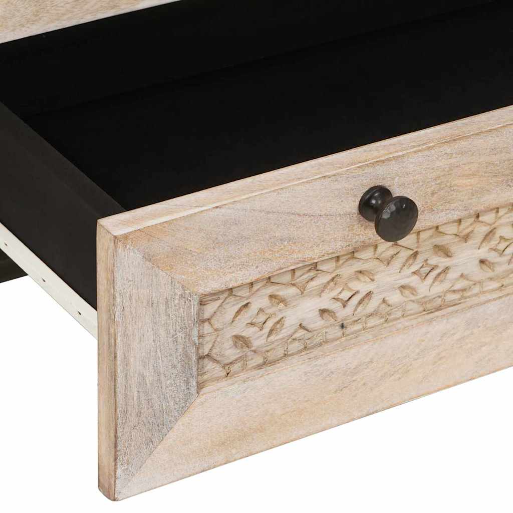 Highboard Bijelo 60 x 33 x 100 cm masivno drvo manga
