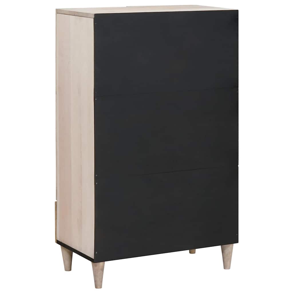 Highboard Bijelo 60 x 33 x 100 cm masivno drvo manga