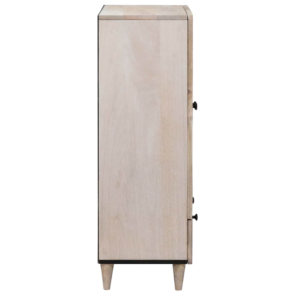 Highboard Bijelo 60 x 33 x 100 cm masivno drvo manga