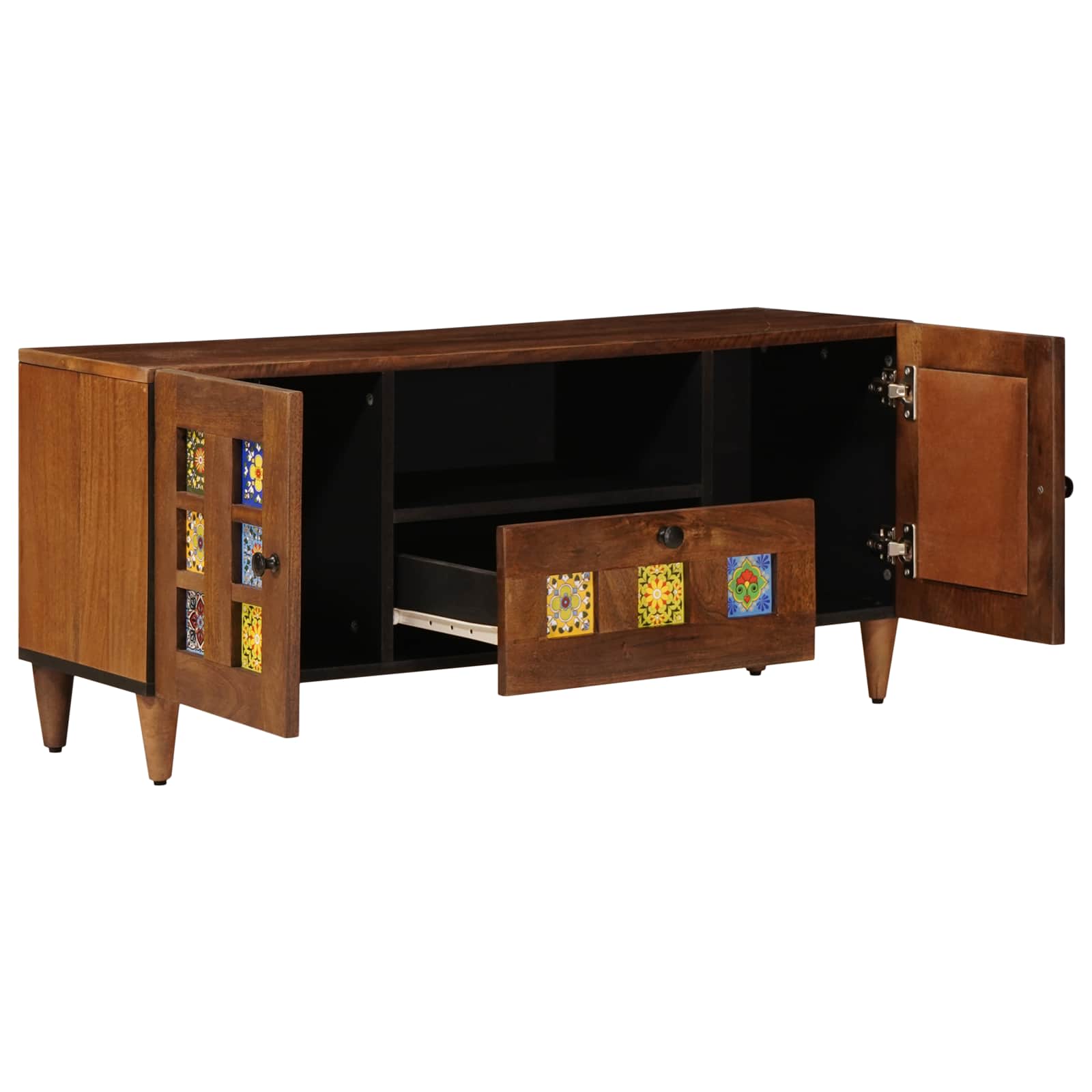 TV ormar s ladicama Orah 105 x 33 x 46 cm Čvrsto drvo manga