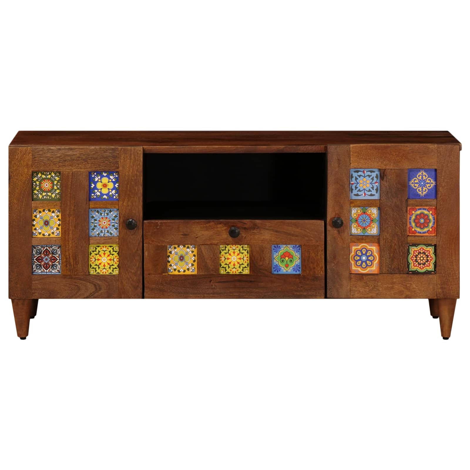 TV ormar s ladicama Orah 105 x 33 x 46 cm Čvrsto drvo manga