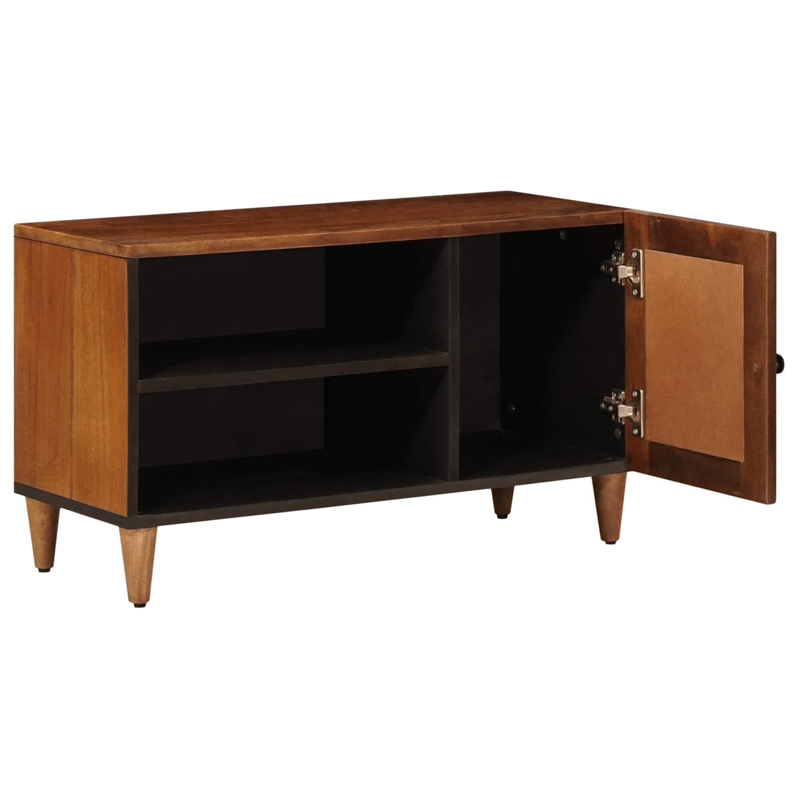 TV ormar s pohranom Orah 80 x 33 x 46 cm Čvrsto drvo manga