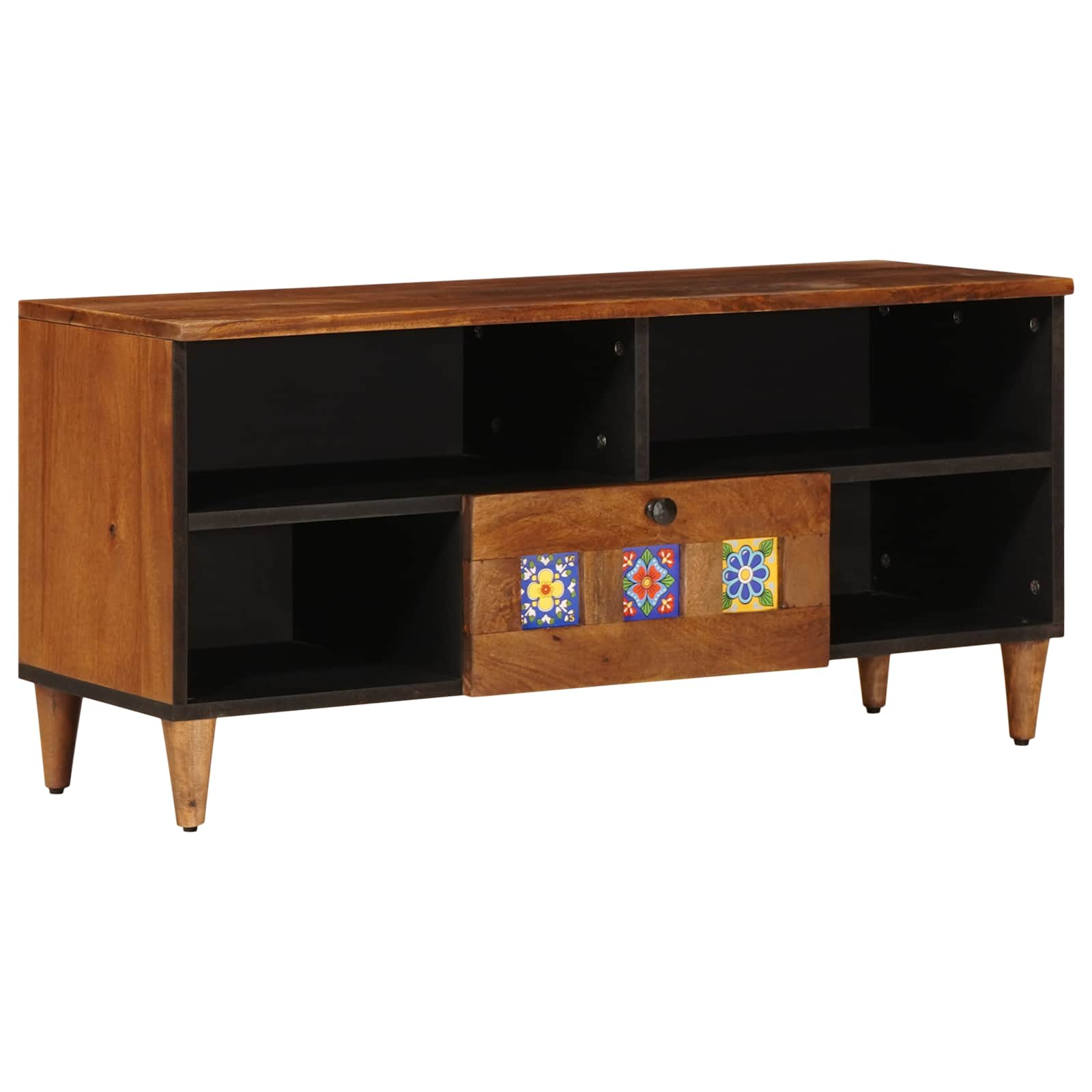 TV ormar s ladicama Orah 100 x 33 x 46 cm Čvrsto drvo manga