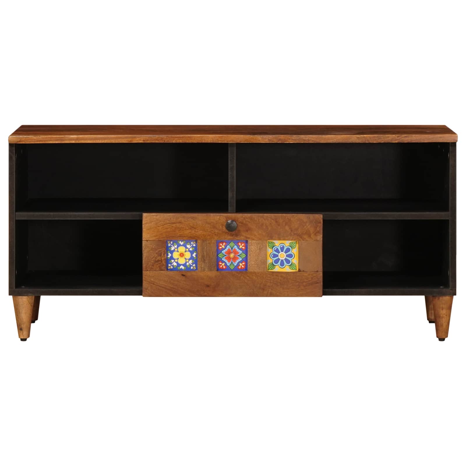 TV ormar s ladicama Orah 100 x 33 x 46 cm Čvrsto drvo manga