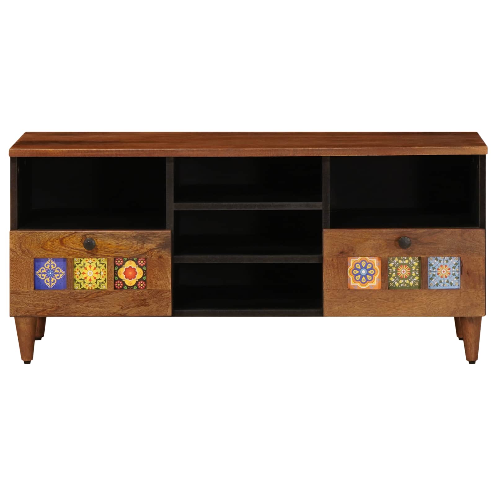 TV ormar s ladicama Orah 100 x 33 x 46 cm Čvrsto drvo manga