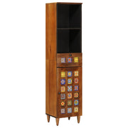 Kupaonski ormar s ladicama s policom Orah 38 x 33 x 160 cm