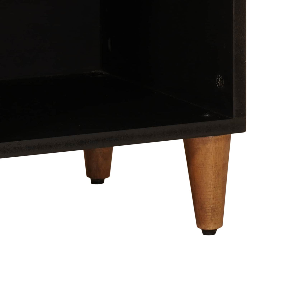 Kreveta s pohranom Orah 80 x 33 x 75 cm Čvrsto drvo manga