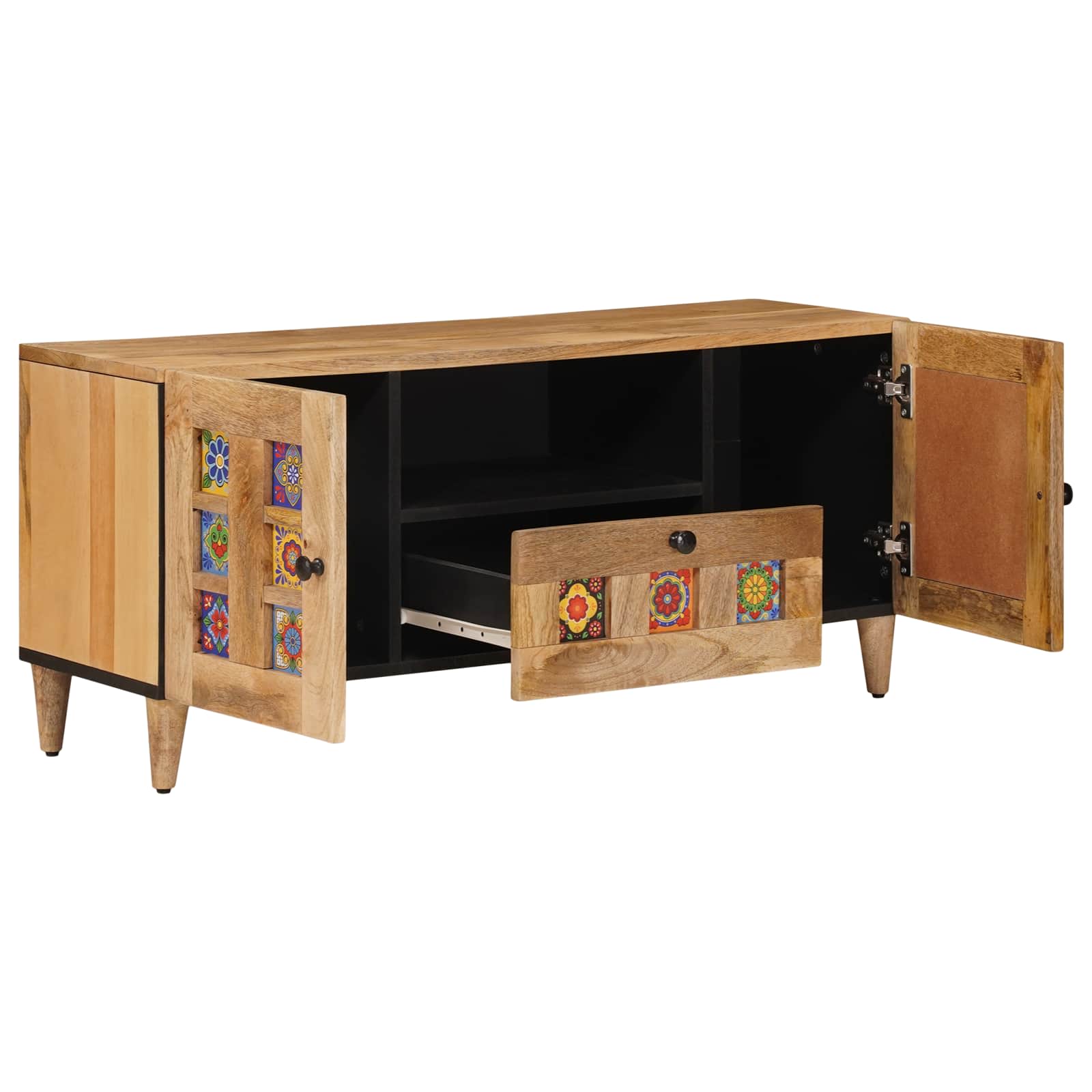 TV ormar Prirodna 105 x 33,5 x 46 cm Čvrsto drvo manga