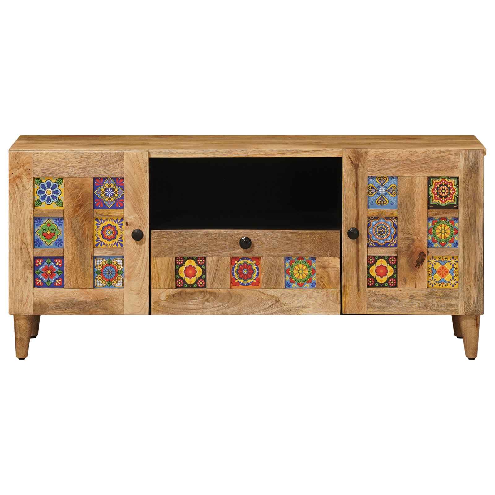 TV ormar Prirodna 105 x 33,5 x 46 cm Čvrsto drvo manga