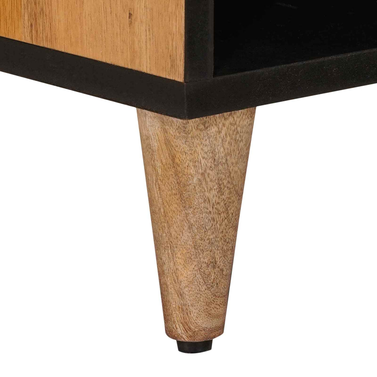 TV ormar s pohranom Prirodna 80 x 33 x 46 cm Čvrsto drvo manga